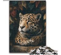 Puzzle da 1000 pezzi per adulti,motivo: giungla selvaggia,pantera nera,puzzle da 1000 pezzi per adolescenti,gioco rompicapo,regalo perfetto per una serata di giochi in famiglia (dimensioni 26x38cm)