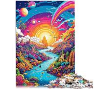 Puzzle da 1000 pezzi per adulti, motivo greco super paradiso, 50 x 74,9 cm, divertimento a casa, regalo di compleanno, regalo di viaggio,