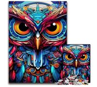 Puzzle da 1000 pezzi per adulti, motivo: gufo, fantasy art, regalo per uomini e donne, per occasioni quotidiane e speciali, 50x75CM/19,68x29,52 pollici.