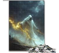 Puzzle da 1000 pezzi per adulti, motivo "Il cavaliere misterioso", regalo di Natale, ideale per ufficio, camera da letto e soggiorno (dimensioni 50x75cm)