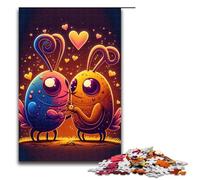 Puzzle da 1000 pezzi per adulti motivo Insetti Amore Armonia per gioco educativo giocattolo opera d'arte regalo 75x50 cm