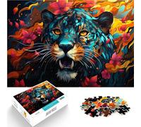 Puzzle da 1000 pezzi per adulti, motivo: leopardo giocattolo pensiero 50 x 75 cm, rafforza l'amore tra coppie, adatto per bambini e ragazzi dai 14 anni in su
