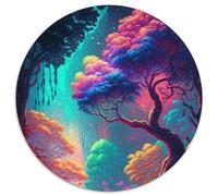 Puzzle da 1000 pezzi per adulti, motivo: mondo fantasy, foresta, perfetto per adolescenti e famiglie, feste (67,5x67,5cm)