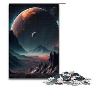 Puzzle da 1000 pezzi per adulti motivo natura aliena idea regalo di compleanno decorazione da parete 75x50 cm.