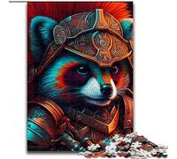 Puzzle da 1000 pezzi per adulti, motivo: panda rosso guerriero, 1000 pezzi per adulti, regalo perfetto per le feste, giocattolo educativo (dimensioni 26x38cm)
