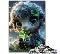 Puzzle da 1000 pezzi per adulti, motivo: pecore fantasy, antistress, sfida difficile, decorazioni e regali unici per la casa, 50x75cm