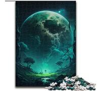 Puzzle da 1000 pezzi per adulti, motivo: Pianeta Verde, realizzato in cartone, ideale per decorare casa e ufficio, regalo perfetto per il compleanno, 1000 pezzi(26x38cm)