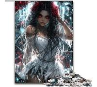 Puzzle da 1000 pezzi per adulti, motivo: "Ragazza dei sogni", 26x38cm, sfida per il cervello, attività educativa per adolescenti