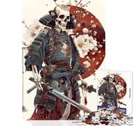 Puzzle da 1000 pezzi per adulti motivo: Sakura giapponese Ronin decorato giocattoli antistress ottimi regali e giocattoli giochi rilassanti divertenti attività a casa dimensioni: 38x52cm