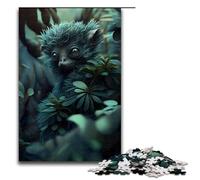 Puzzle da 1000 pezzi per adulti motivo scimmia spaziale ciano rompicapo regalo di Natale e compleanno 75x50 cm
