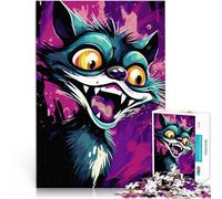 Puzzle da 1000 pezzi per adulti, motivo scoiattolo dei cartoni animati, puzzle interessante per la riduzione dello stress, 26 x 38 cm, regalo di compleanno decorazione da parete
