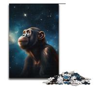 Puzzle da 1000 pezzi per adulti motivo: Star Art Monkey puzzle per famiglie con poster abbinato e foglio di quiz 1000 pezzi (38x26 cm)