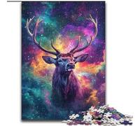 Puzzle da 1000 pezzi per adulti, motivo: tigre della galassia, ideale per gli innamorati, perfetto regalo di Natale, Capodanno e San Valentino (dimensioni: 26x38cm)