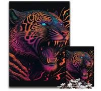 Puzzle da 1000 pezzi per adulti, motivo: tigre, puzzle difficili per adulti, ideale per gli innamorati, perfetto come regalo di Natale, Capodanno e San Valentino, 26X38CM/10,23x14,96 pollici.