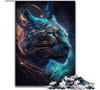 Puzzle da 1000 pezzi per adulti, motivo: tigre, puzzle in legno, gioco interattivo per famiglie, decorazioni fai da te per la casa, sfida per la mente, regalo, dimensioni: 50x75cm