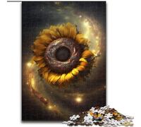 Puzzle da 1000 pezzi per adulti, motivo: universo di girasoli, dimensioni 50x75cm, ideale come regalo di Natale e Capodanno per adolescenti.