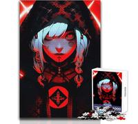 Puzzle da 1000 pezzi per adulti, motivo: vampiro gotico, signore e strega, rilassati durante il tempo libero, taglio netto, senza cuciture, giocattolo ad incastro, dimensioni 38x52cm