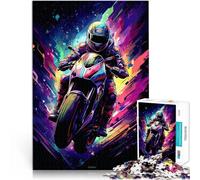 Puzzle da 1000 pezzi per adulti MotoGP giocattolo educativo 26x38 cm Promuove l'amore tra coppie per adolescenti dai 14 anni in su