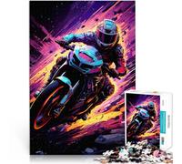 Puzzle da 1000 pezzi per adulti MotoGP, gioco di famiglia, 26 x 38 cm, con poster e quiz abbinati