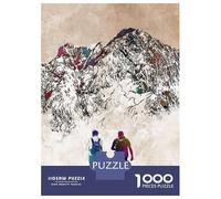 Puzzle Da 1000 Pezzi Per Adulti Mountain Hike Puzzle Per Adulti Gioco Rompicapo Vacanza A Casa Passatempo Interazione Genitore-figlio 70x50cm/1000pcs