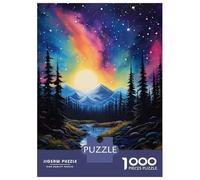 Puzzle Da 1000 Pezzi Per Adulti Mountain Sunfall Puzzle Per Adulti Giocattoli Fai Da Te Regali Per Donne Regali Unici Di Compleanno E Natale 70x50cm/1000pcs