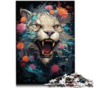Puzzle da 1000 pezzi per adulti mozzafiato colorato drago puzzle educativo un'opera d'arte per adolescenti dai 14 anni in su, 50 x 70 cm