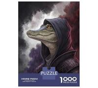 Puzzle Da 1000 Pezzi Per Adulti Mysterious Alligator Wizard Puzzle Per Adolescenti Gioco Rompicapo Decorazione Per La Casa È Ideale Come Regalo 52x38cm/1000pcs