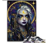 Puzzle da 1000 pezzi per adulti Mystical Spirit Girl, adolescenti, coppie e amici per compleanni e Natale dimensioni 26x38cm