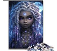 Puzzle da 1000 pezzi per adulti Mystical Spirit Girl, per 14+ anni, gioco impegnativo come regalo per tutta la famiglia e gli amici (dimensioni 26x38cm)