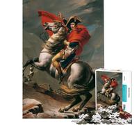 Puzzle da 1000 pezzi per adulti Napoleone che attraversa le Alpi sfida educativa gioco di assemblaggio decorazione da parete adatto a persone dai 14 anni in su (50x75cm)