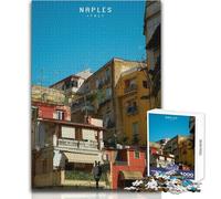 Puzzle da 1000 pezzi per adulti, Napoli, giocattoli, giochi educativi, idee regalo perfette per decorazioni, dimensioni 50x75cm