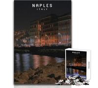 Puzzle da 1000 pezzi per adulti, Napoli, giocattoli, giochi educativi, idee regalo perfette per decorazioni, dimensioni 38x26cm