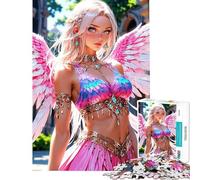 Puzzle da 1000 pezzi per adulti Natalia - Splendido puzzle di angelo anime per adulti gioco rilassante antistress divertente attività da fare a casa (dimensioni 50x75cm)