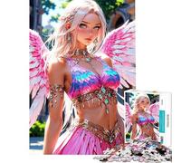 Puzzle da 1000 pezzi per adulti Natalia - Splendido puzzle per adulti con angelo in stile anime giocattolo decorativo da parete regalo per donne amici e familiari (dimensioni 38x26cm)