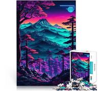 Puzzle da 1000 pezzi per adulti Natura giapponese Vaporwave Giochi educativi Decorazione della casa Migliorare l'amore tra le coppie 52x38cm