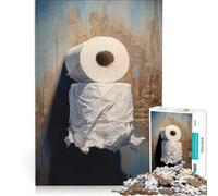 Puzzle da 1000 pezzi per adulti natura morta con carta igienica gioco rompicapo assemblaggio di modelli per migliorare l'amore tra le coppie 50x75cm
