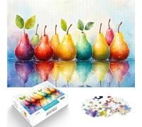 Puzzle da 1000 pezzi per adulti Natura morta di pere arcobaleno Vacanza a casa: uccidere il tempo offerte come regali per tutta la famiglia 50x70cm