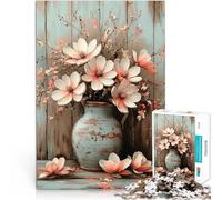 Puzzle da 1000 pezzi per adulti Natura morta floreale Antistress Vacanza in patria Uccidere il tempo Migliorare l'amore tra le coppie 75x50cm