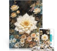 Puzzle da 1000 pezzi per adulti Natura morta floreale Difficile da completare ma divertente e umoristico Migliorare l'amore tra le coppie 38x26cm