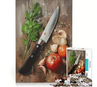Puzzle da 1000 pezzi per adulti natura morta in cucina gioco impossibile analisi e logica per rafforzare l'amore tra le coppie 38x52cm