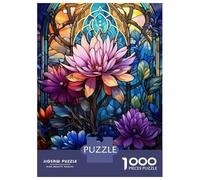 Puzzle Da 1000 Pezzi Per Adulti Nature Stained Glass Puzzle Antistress Giocattoli Difficili Regali Unici Per Compleanno E Natale 52x38cm/1000pcs