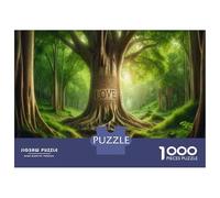 Puzzle Da 1000 Pezzi Per Adulti Nature's Love Forest Serenity Puzzle Per Adulti Gioco Pratico Vacanza A Casa Passatempo Riduzione Dello Stress Regali 70x50cm/1000pcs