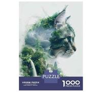 Puzzle Da 1000 Pezzi Per Adulti Nature's Wild Cats A Digital Art Exploration Puzzle Per Adulti Gioco Rompicapo Per Divertimento in Famiglia Regali Di Natale E Compleanno 70x50cm/1000pcs
