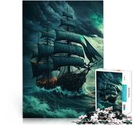 Puzzle da 1000 pezzi per adulti Nave antica Giocattoli che creano dipendenza e sfidano l'intelligenza del cervello Un'opera d'arte 38x26cm