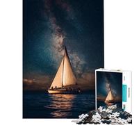 Puzzle da 1000 pezzi per adulti "Navigazione sotto le stelle" - Puzzle per adulti gioco rilassante antistress divertente attività da fare a casa (dimensioni 50x75cm)