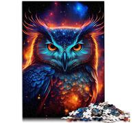 Puzzle da 1000 pezzi per adulti Nebula Owl Puzzle giochi educativi Aiuta il cervello ad allenare i giocattoli avvincenti per promuovere la pazienza, 26 x 38 cm