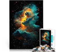 Puzzle da 1000 pezzi per adulti Nebulosa Cosmica Antistress Vacanza in patria Uccidere il tempo con poster abbinato e foglio di quiz 38x26cm
