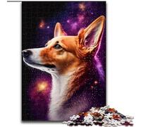 Puzzle da 1000 pezzi per adulti, Nebulosa Cosmica, Cane, Puzzle in legno, dimensioni 50x75cm, per feste, compleanni e serate di giochi in famiglia