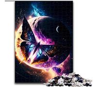 Puzzle da 1000 pezzi per adulti, Nebulosa Cosmica, Farfalla, Ideale per gli innamorati, Perfetto regalo di Natale, Capodanno, San Valentino (dimensioni: 50x75cm)