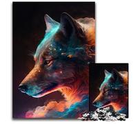 Puzzle da 1000 pezzi per adulti, Nebulosa del Lupo, puzzle in legno, rompicapo impegnativo per adolescenti, gioco interattivo divertente per famiglie, 50x75CM/19,68x29,52 pollici